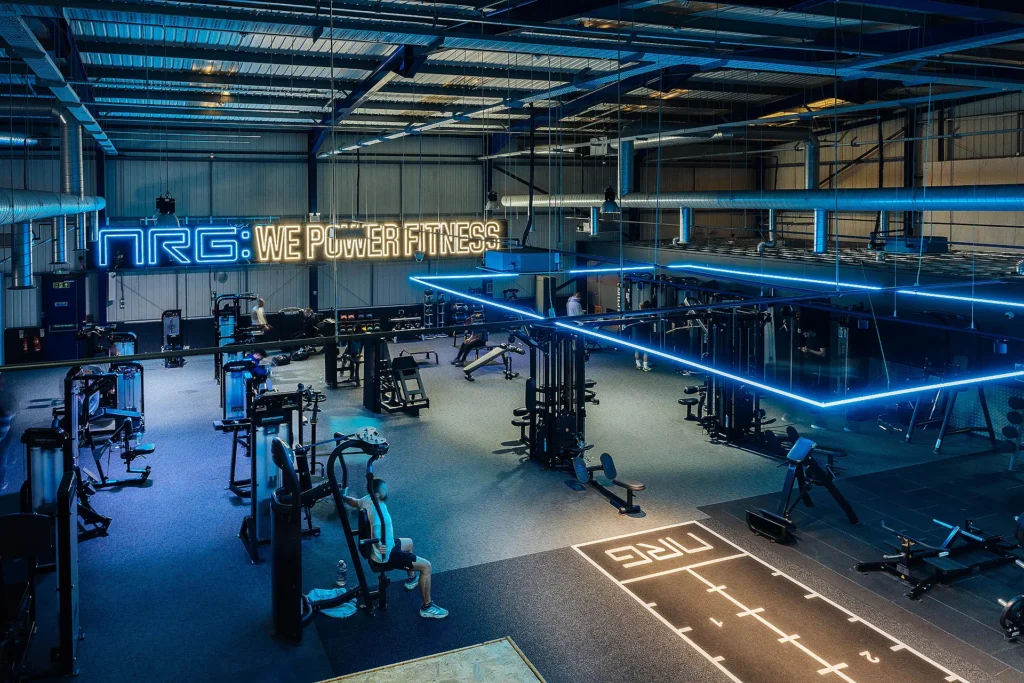 nrg-northampton-faux-neon-looking-down-gym nrg-northampton-faux-neon-looking-down-gym